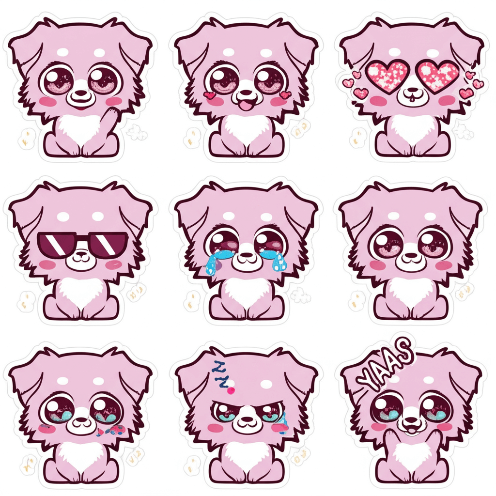 可爱风 style stickers